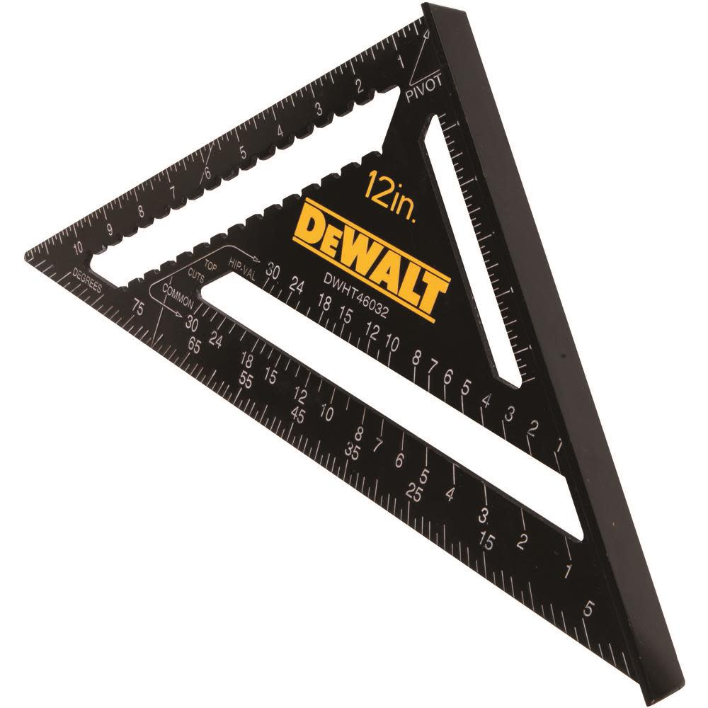 DEWALT 12″ Premium Rafter Square - Flockneti