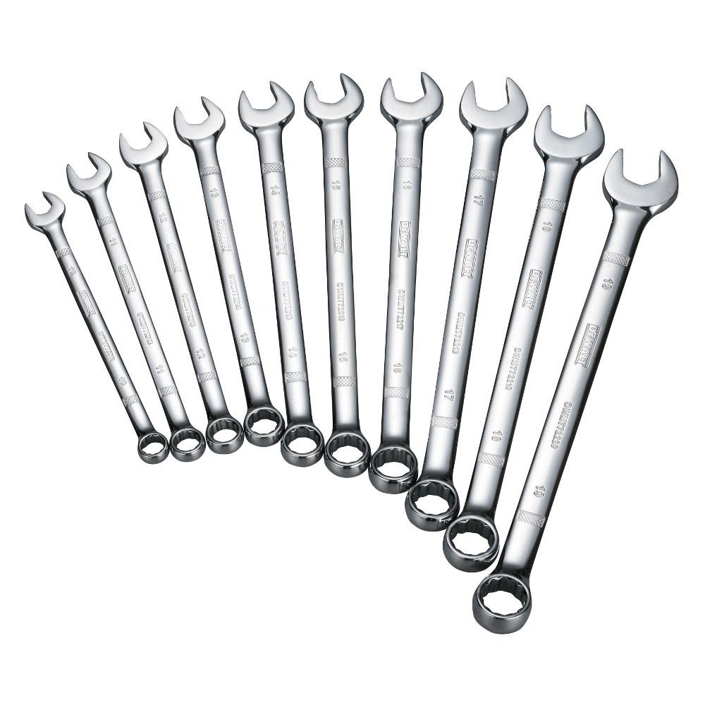 DEWALT 10 piece Combination Wrench Set (MM) - Flockneti