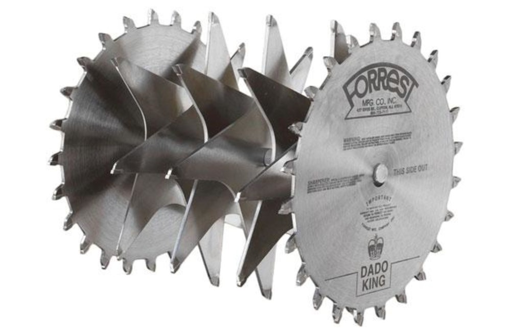 Forrest Dado King 10In Dado Blade Set with 1In Arbor - Flockneti