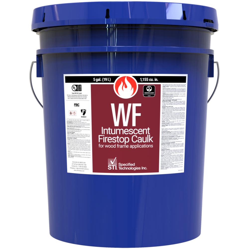 Specified Technologies Inc SpecSeal WF300 Intumescent Firestop Caulk 5 Gallon - Flockneti