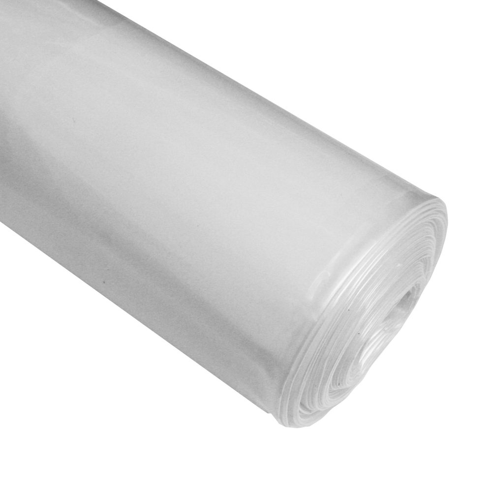 Grip Rite 16 Ft. x 100 Ft. x 6 Mil Medium Duty Clear Poly Sheeting - Flockneti
