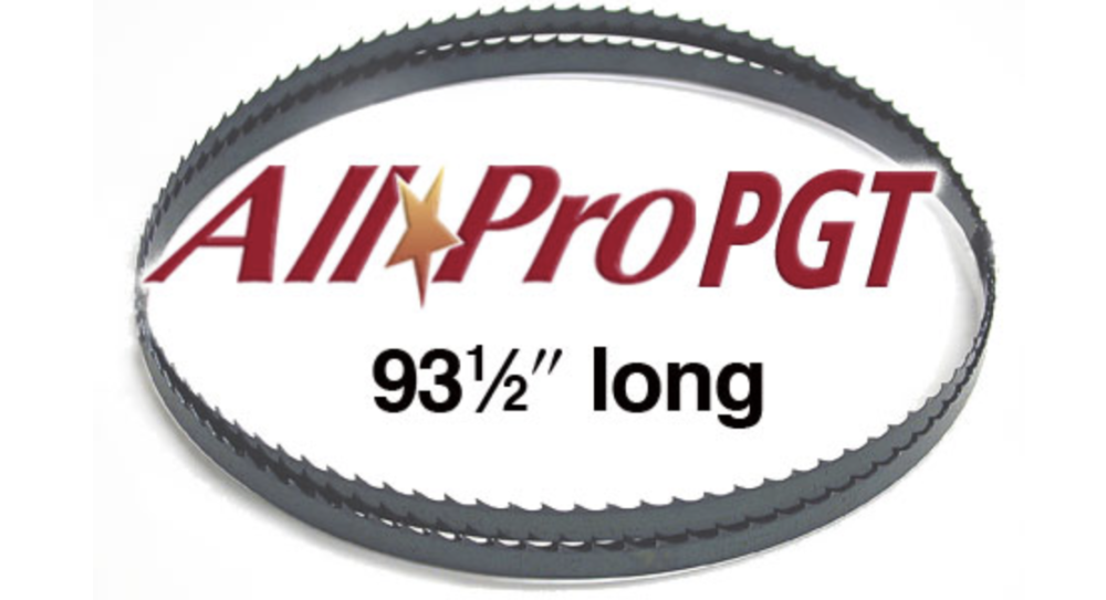 Olson Saw Company 93-1/2″ x 3/8″ x in25″ 4TPI Hook AllPro PGT Band Saw Blade - Flockneti