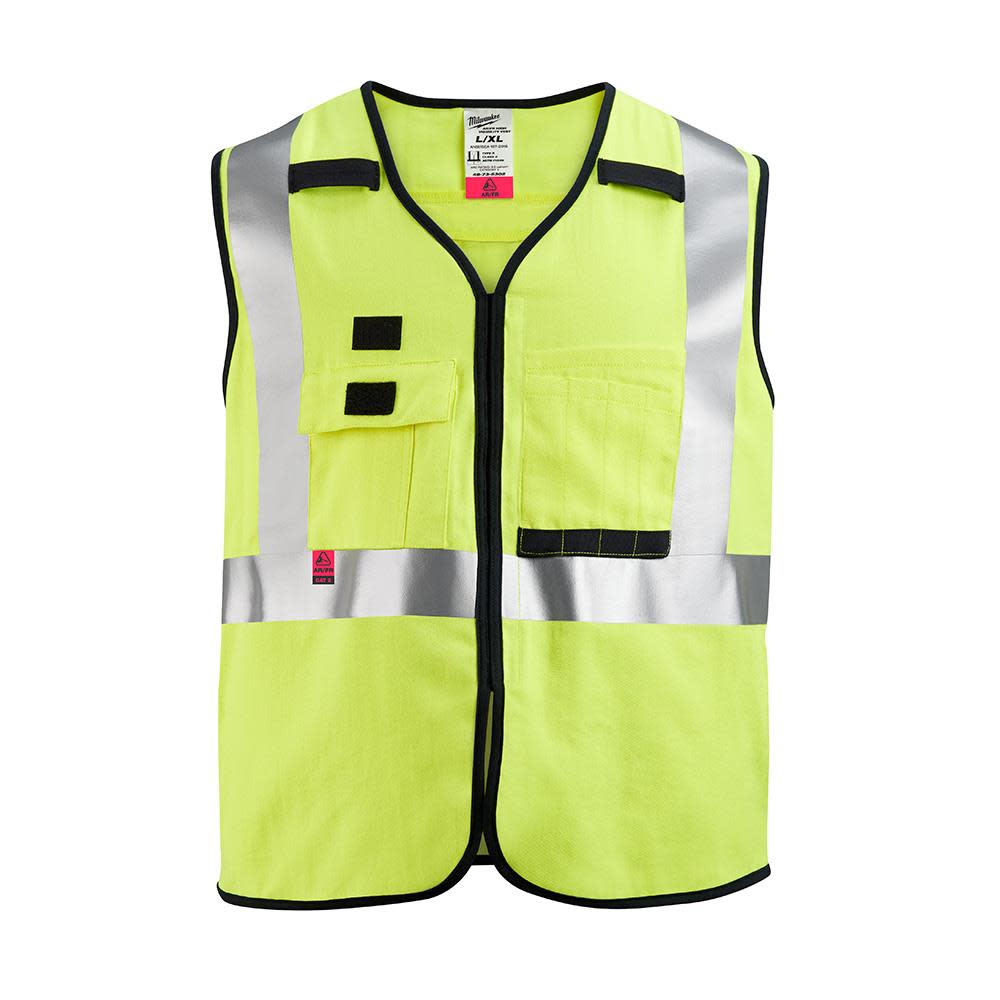Milwaukee High Vis Safety Vest Class 2 AR/FR Cat 2 - Flockneti