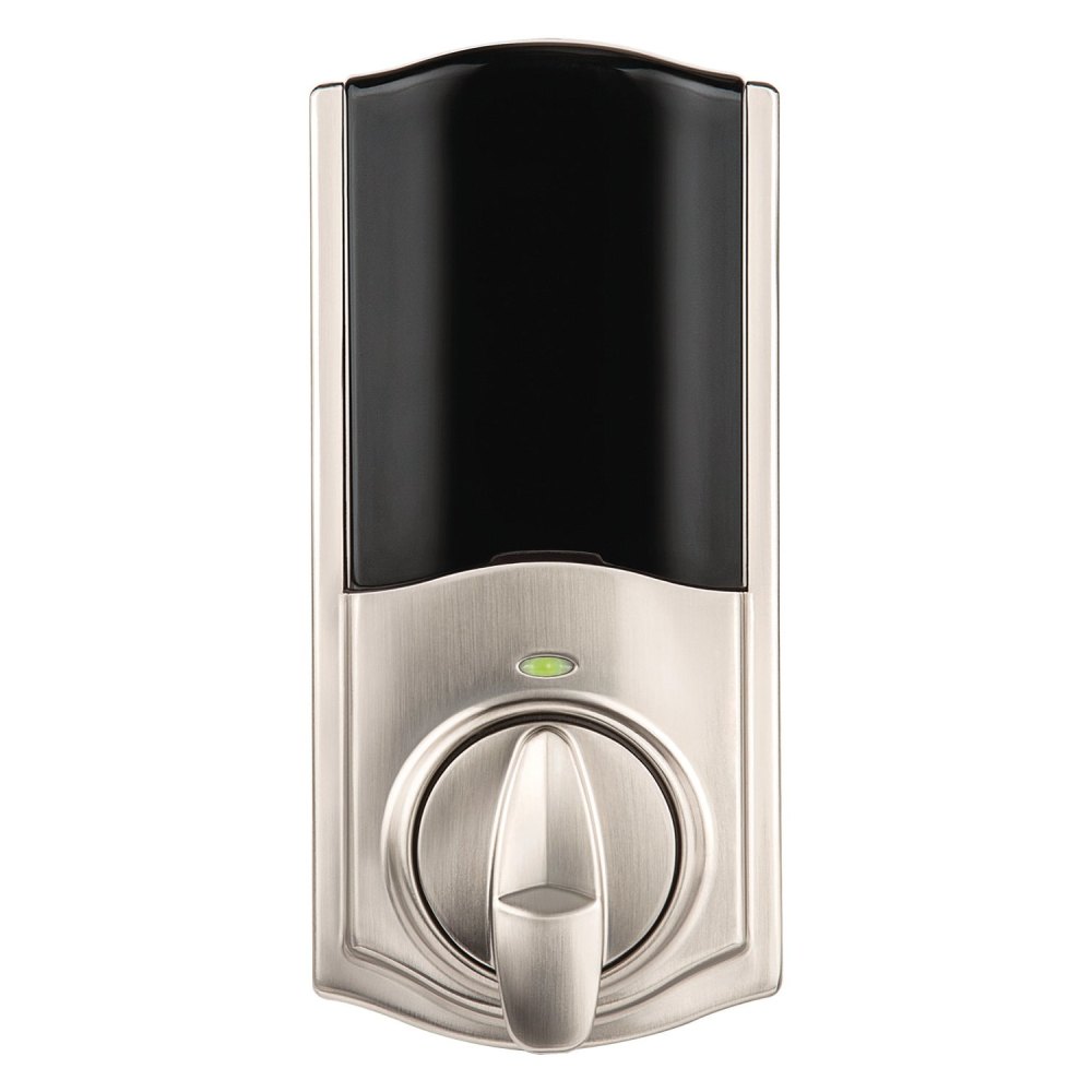 Kwikset Satin Nickel 2nd Gen Bluetooth Smart Lock Electronic Deadbolt - Flockneti