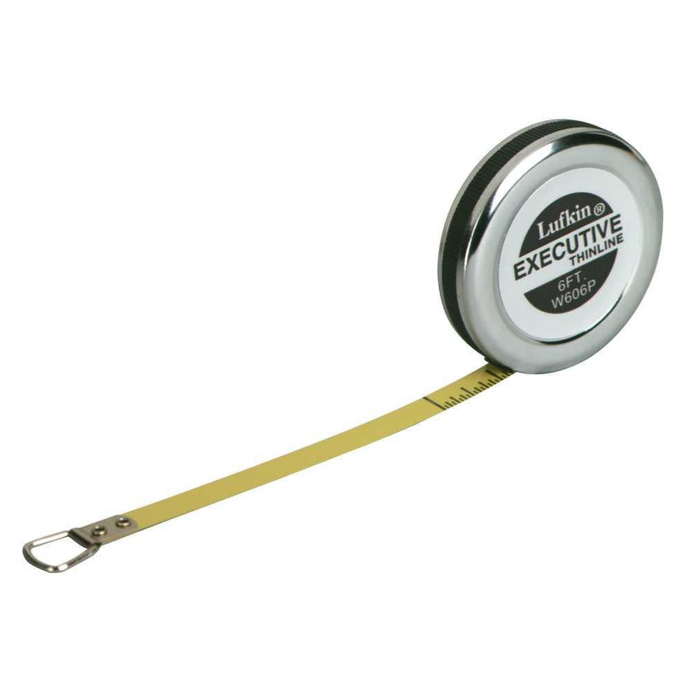 Crescent Lufkin 6 mm x 2 m Executive Diameter Pocket Tape Measure - Flockneti