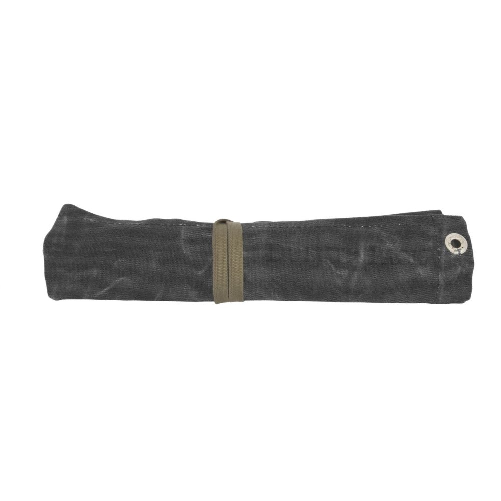 Duluth Pack Wax Gray Canvas Utensil Roll - Flockneti