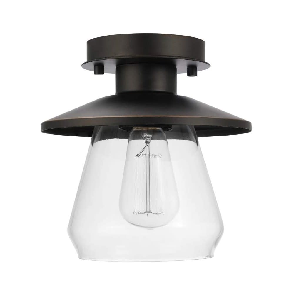 Globe Electric Nate Ceiling Light Oil Rubbed Bronze 60W E26 - Flockneti