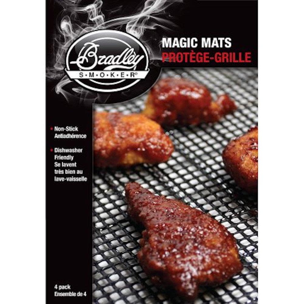 Bradley Smoker Non-Stick Grilling Magic Mat Set of 4 - Flockneti