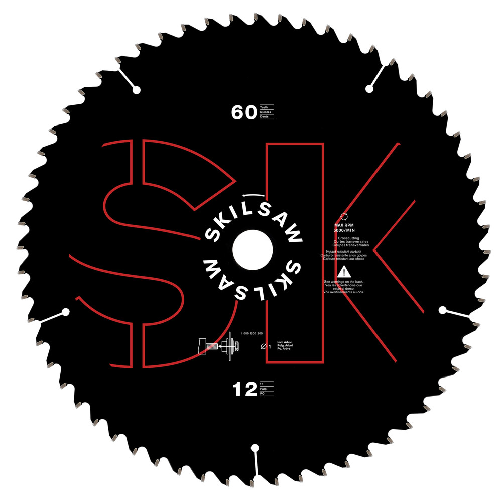 Skilsaw 12In X 60T MITER SAW BLADE - Flockneti
