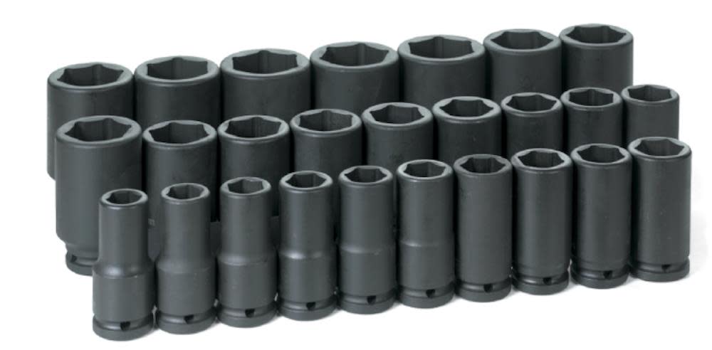 Grey Pneumatic 3/4″ Dr. 26 Piece Deep Metric Master Set 19-50mm - Flockneti
