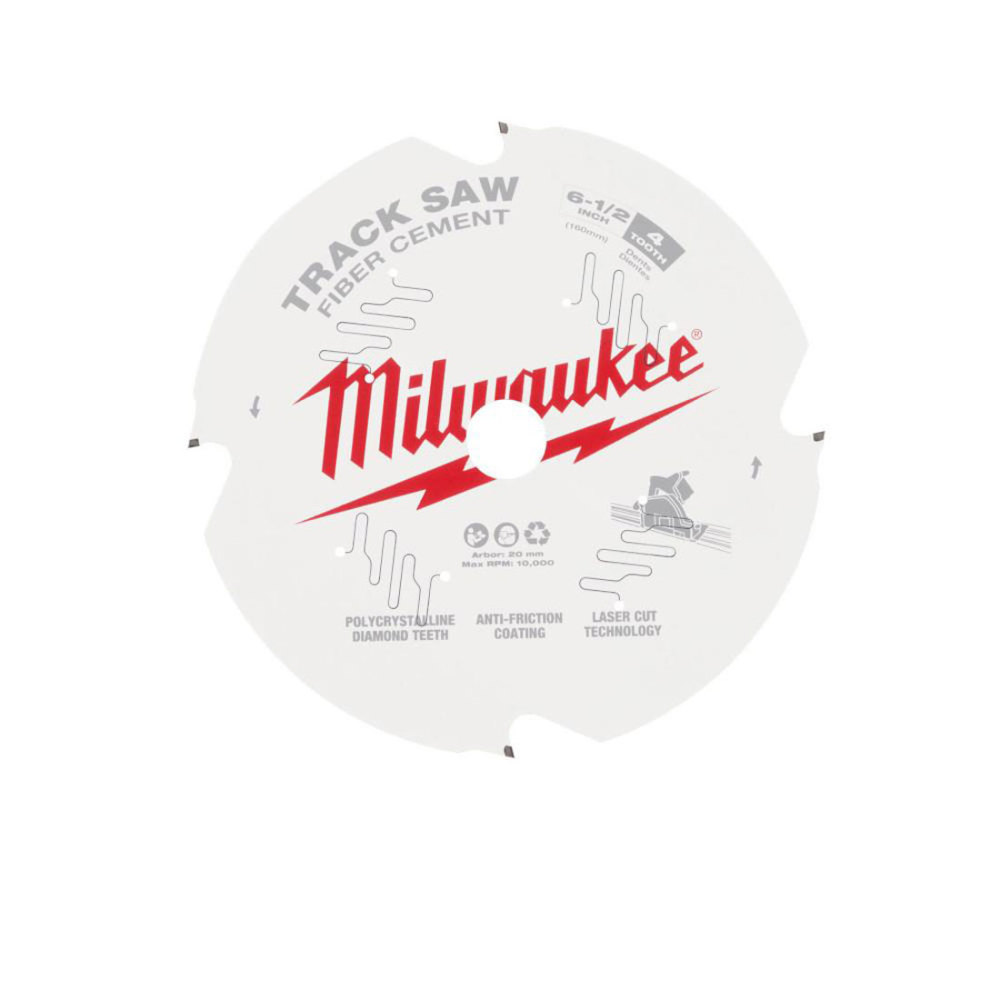 Milwaukee 6 1/2 4T Fiber Cement Track Saw Blade - Flockneti