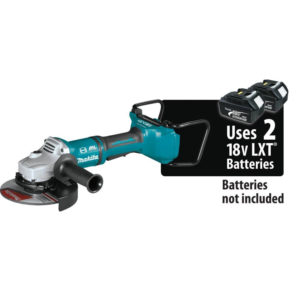 Makita 18V X2 LXT 36V 7″ Cut-Off/Angle Grinder with Electric Brake Bare Tool - Flockneti