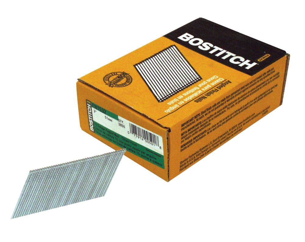 Bostitch 2 In. 15 Gauge Angled Finish Nail - Flockneti