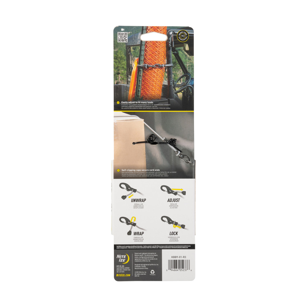 Nite Ize KnotBone Adjustable Bungee #9 - Flockneti