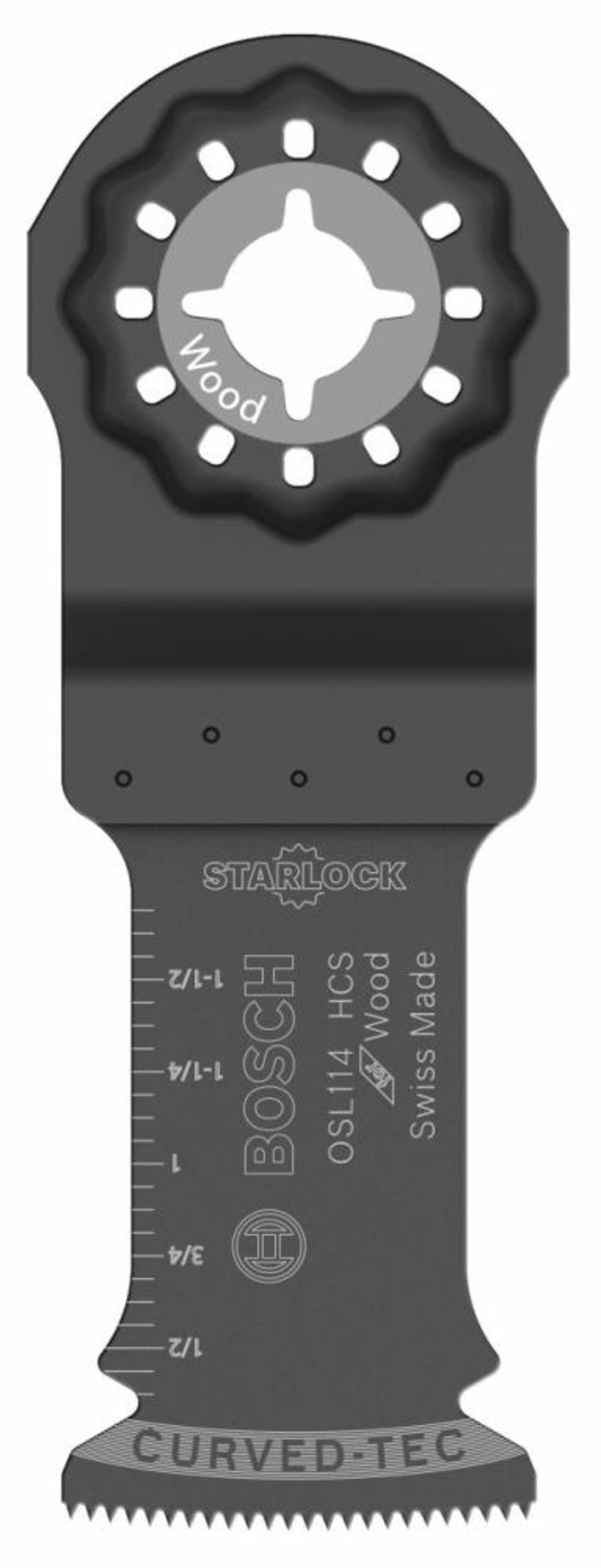 Bosch 1-1/4 In. Starlock Oscillating Multi Tool High-Carbon Steel Plunge Cut Blade - Flockneti