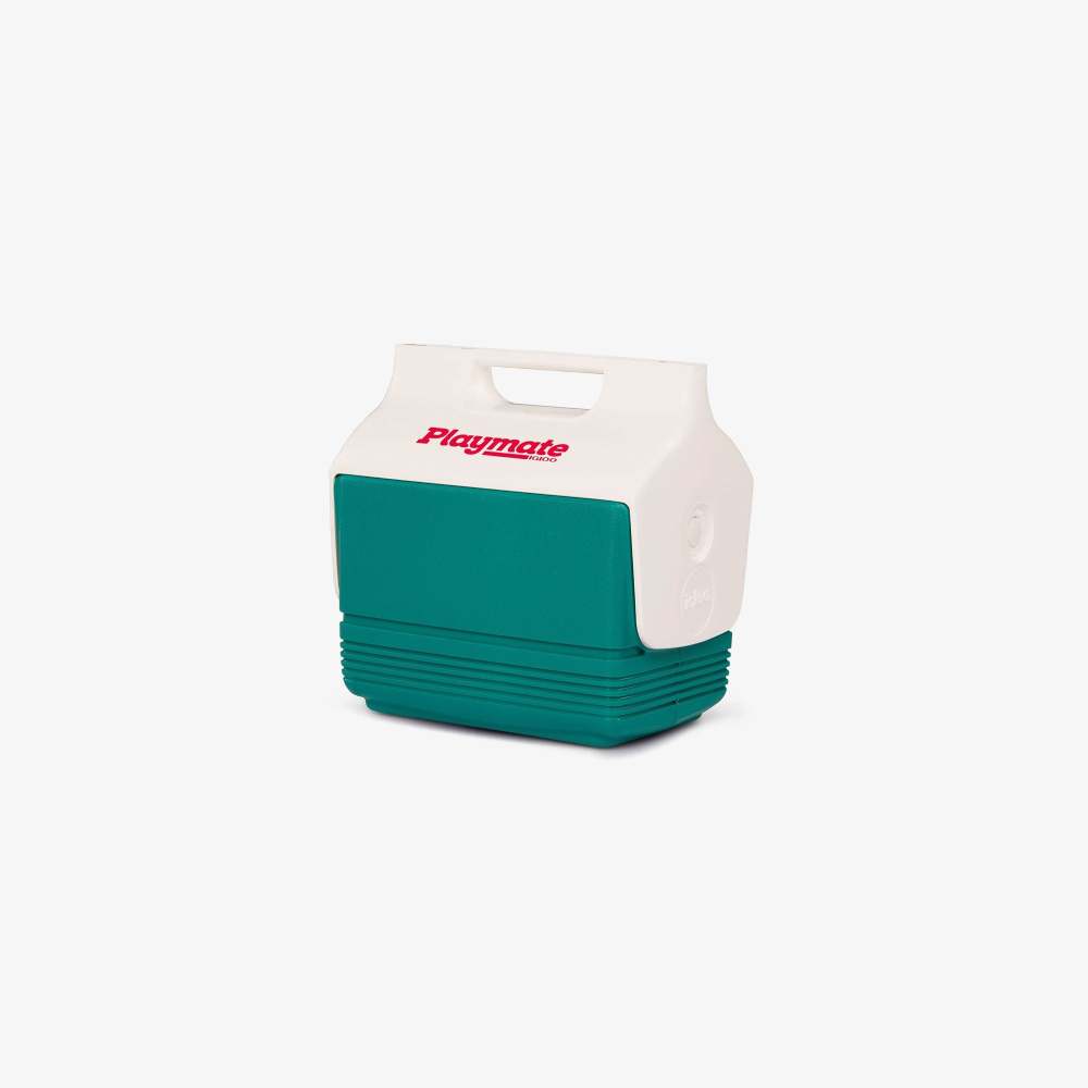 Igloo Retro Playmate Mini Hard Cooler Dark Jade/White 4qt - Flockneti