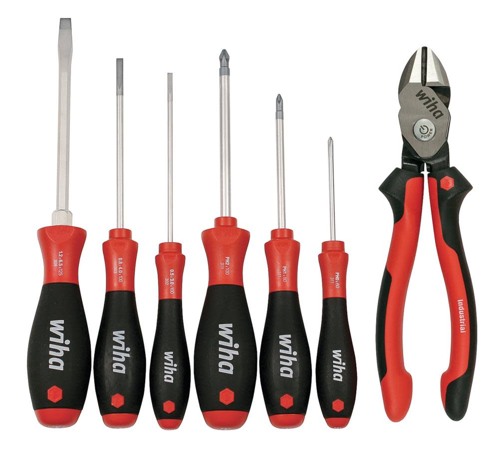 Wiha Industrial Screwdrivers Set 7pc - Flockneti