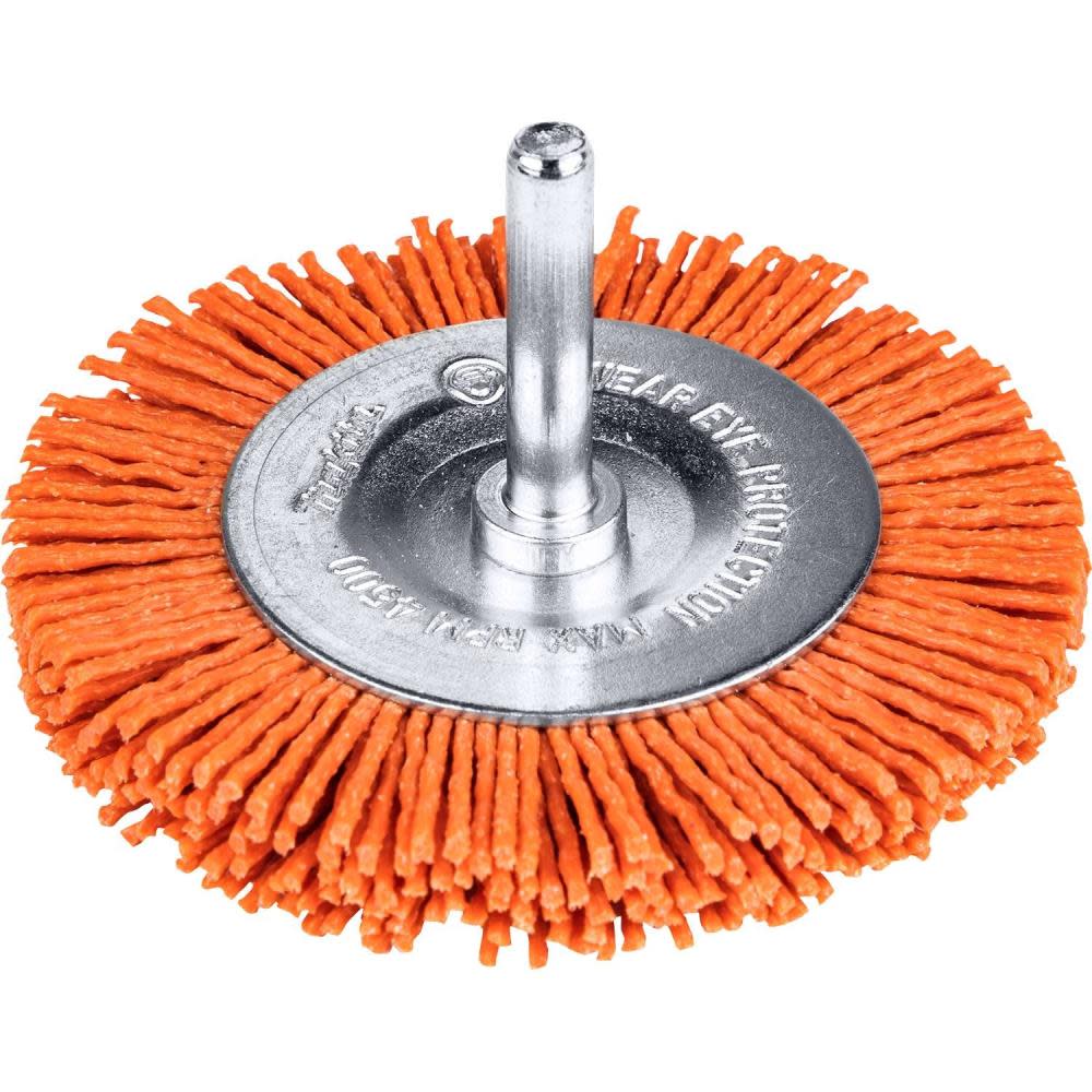 Makita 3″ Nylon Wheel Brush Coarse 80 Grit - Flockneti