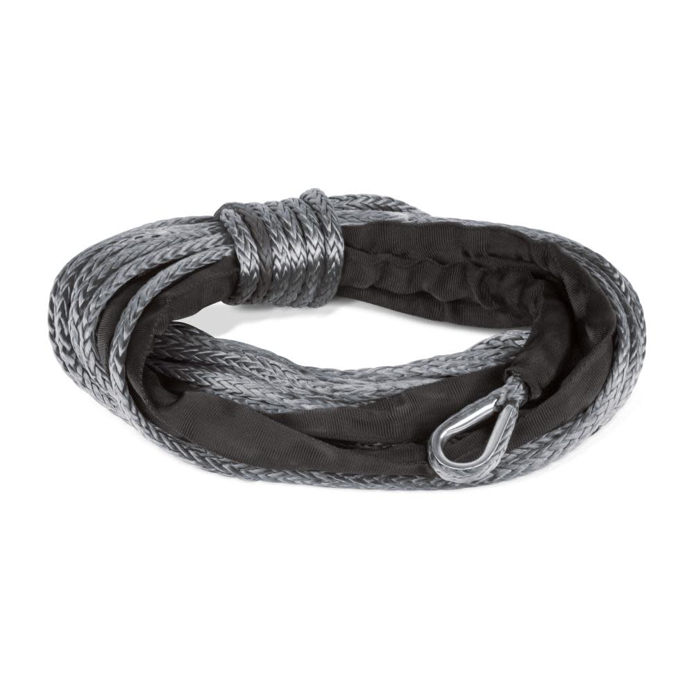 Champion Power Equipment 85-Foot Gray Dyneema Synthetic Winch Rope for 8000-12000-lb. Truck/SUV Winches - Flockneti