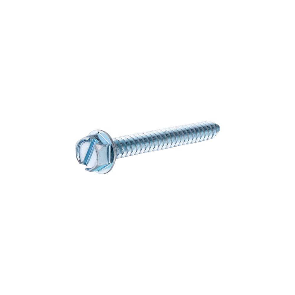 Hillman #12 x 1 1/2″ Zinc Slotted Hex Head Sheet Metal Screw 100pk - Flockneti