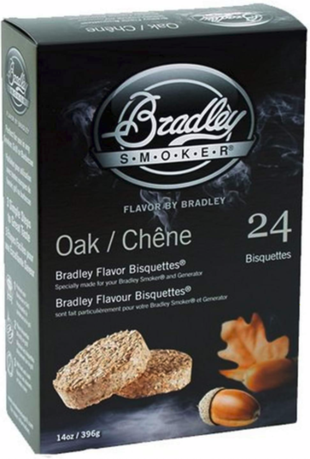 Bradley Smoker Oak Bisquettes–24 Pack - Flockneti