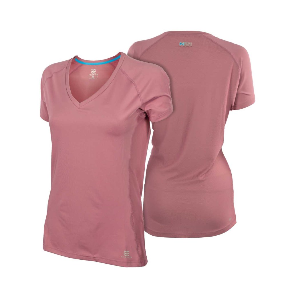 Mobile Cooling Shirt Women Plum LG - Flockneti