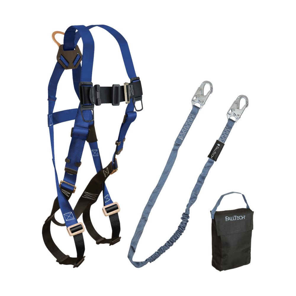 Falltech Harness Lanyard & Storage Bag Kit 3pc - Flockneti