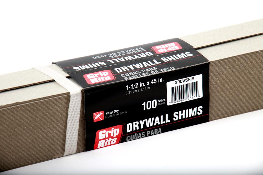 Grip Rite Shims Actual: 0.055″ x 1.5″ x 45″ 100pk - Flockneti