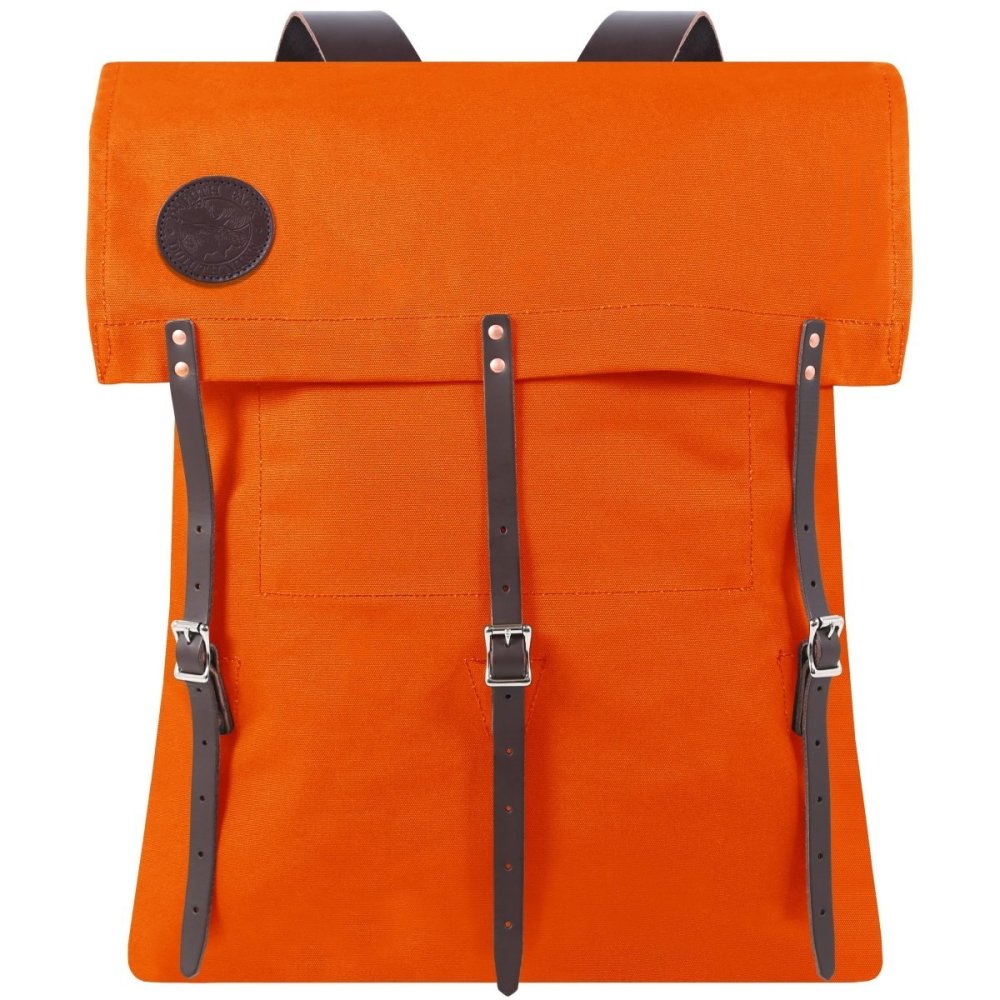 Duluth Pack 59 Liter Capacity Orange Canvas #2 Original Backpack - Flockneti