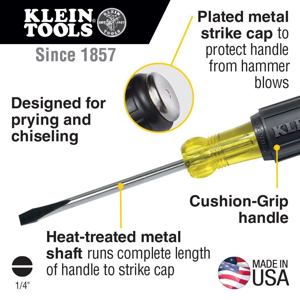 Klein Tools 4″ Demolition Driver 1/4″ Keystone - Flockneti