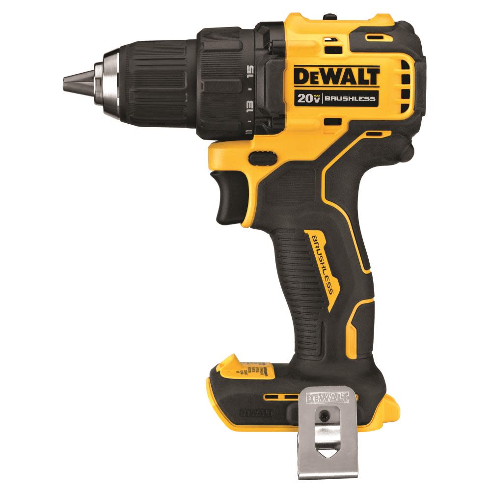 DEWALT 20V MAX* Brushless Atomic Compact 1/2in Drill/Driver (Tool Only) - Flockneti