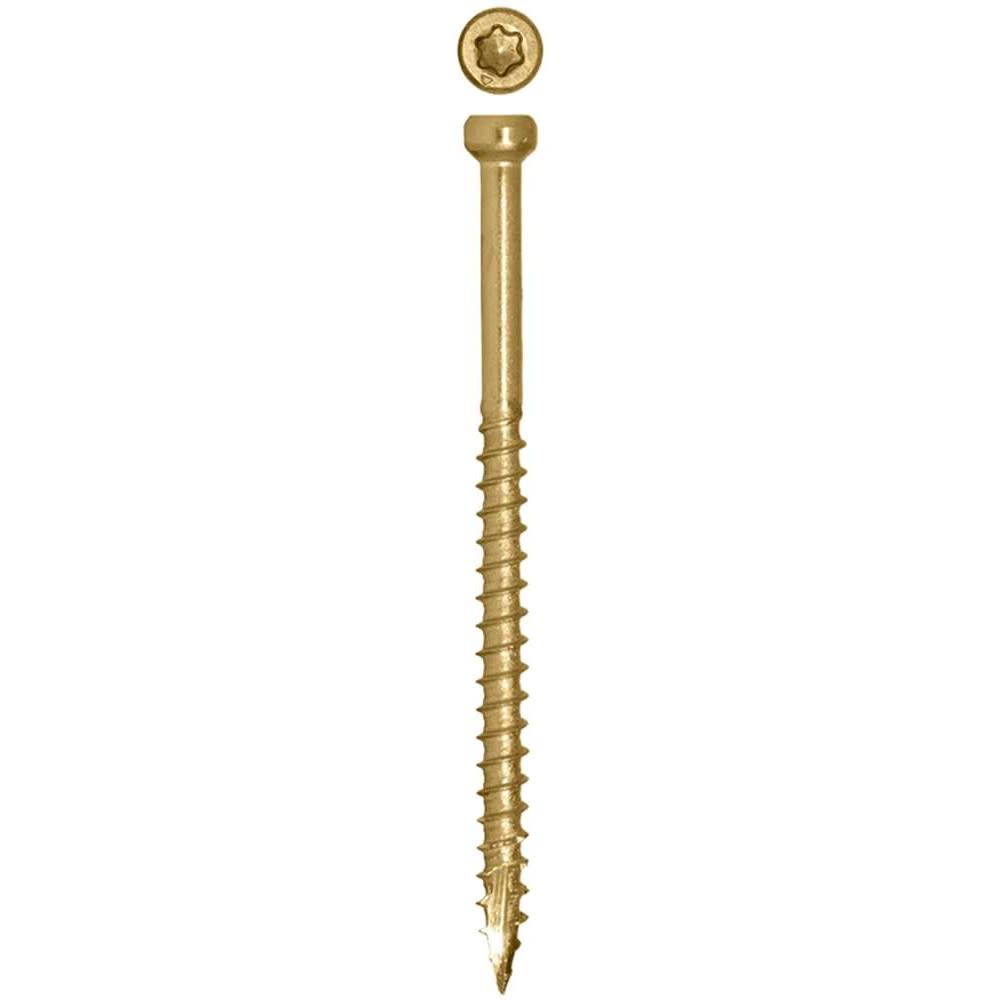 GRK Fasteners #8 x 2-1/2 In. Finishing & Trim Head Self-Tapping Screw - Flockneti