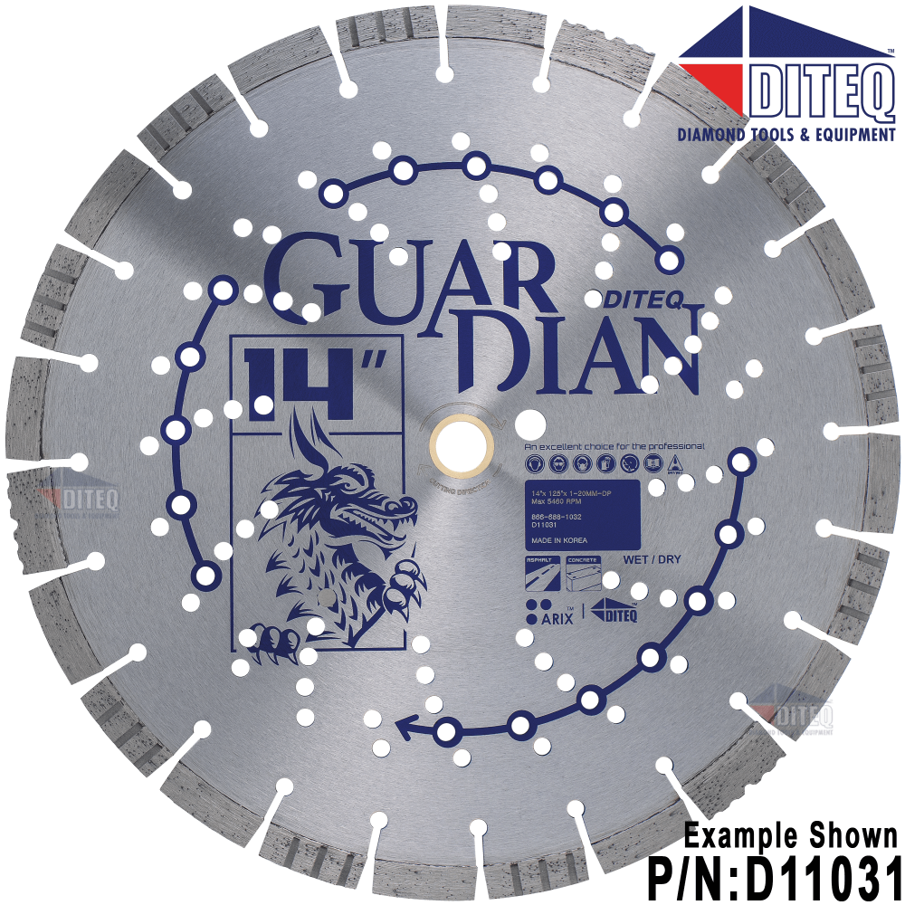Diteq 14″ Guardian Blades - Flockneti