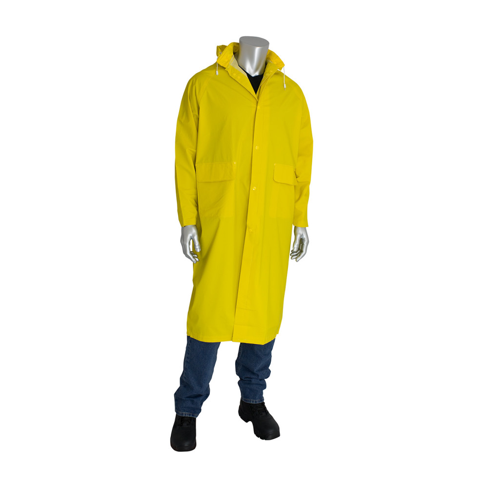 Protective Industrial Products Raincoat Base35FR Yellow Premium XL 2pc - Flockneti