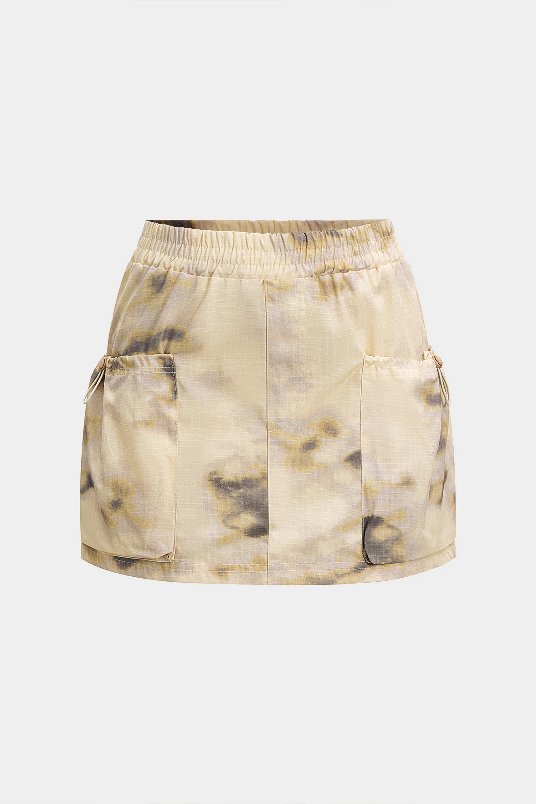 Batik Print Low Waist Mini Skirt - Flockneti