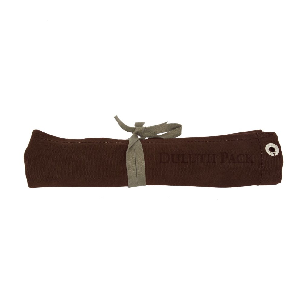 Duluth Pack Brown Canvas Utensil Roll - Flockneti