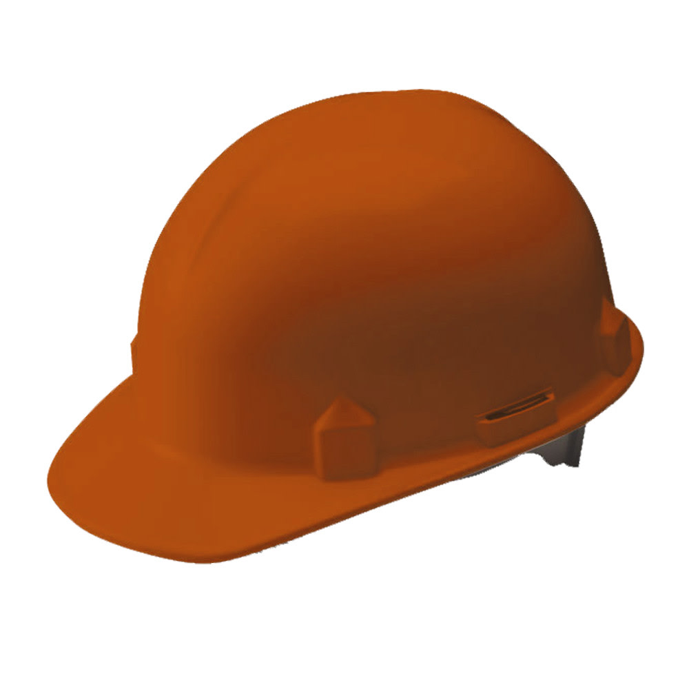 Jackson Safety SC 6 Hard Hat with 4pt Ratchet Suspension Hi Viz Orange - Flockneti