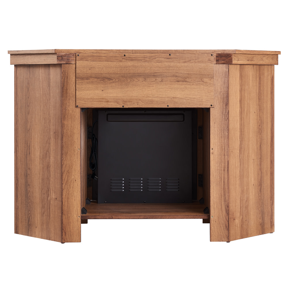 Hearthpro Corner Media Electric Fireplace - Flockneti