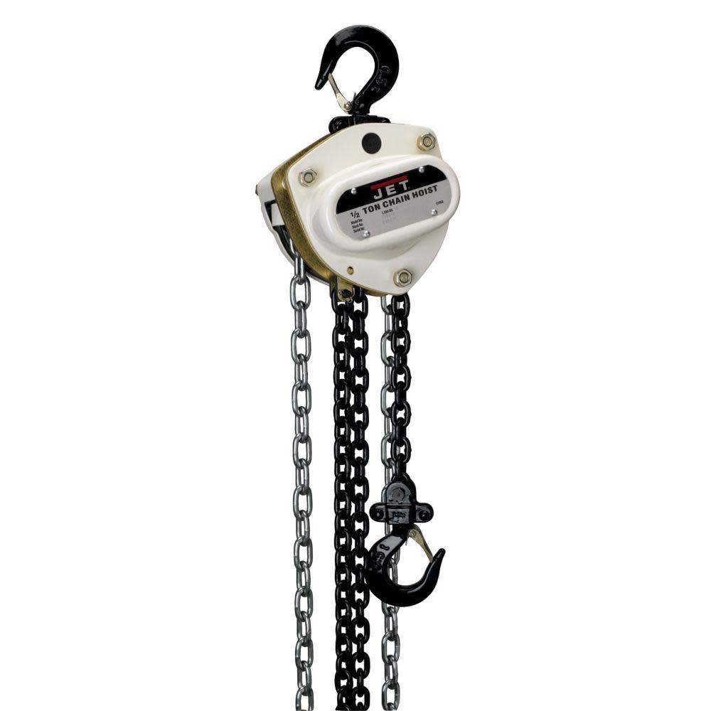 JET L100-50-15 1/2 Ton 15 Ft Lift Chain Hoist - Flockneti