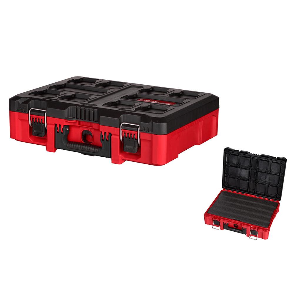 Milwaukee PACKOUT Tool Case with Foam Insert - Flockneti