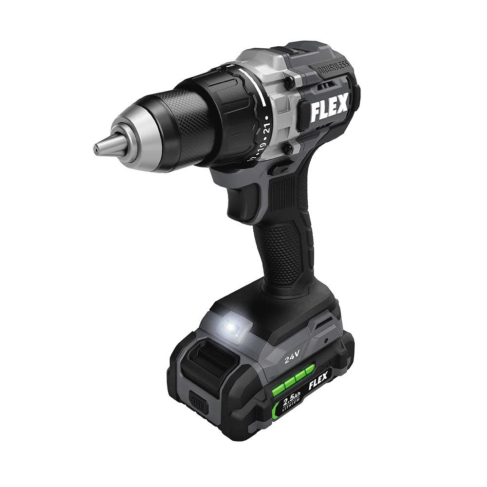 FLEX 24V Drill Driver and 1/4″ Impact Driver Kit - Flockneti