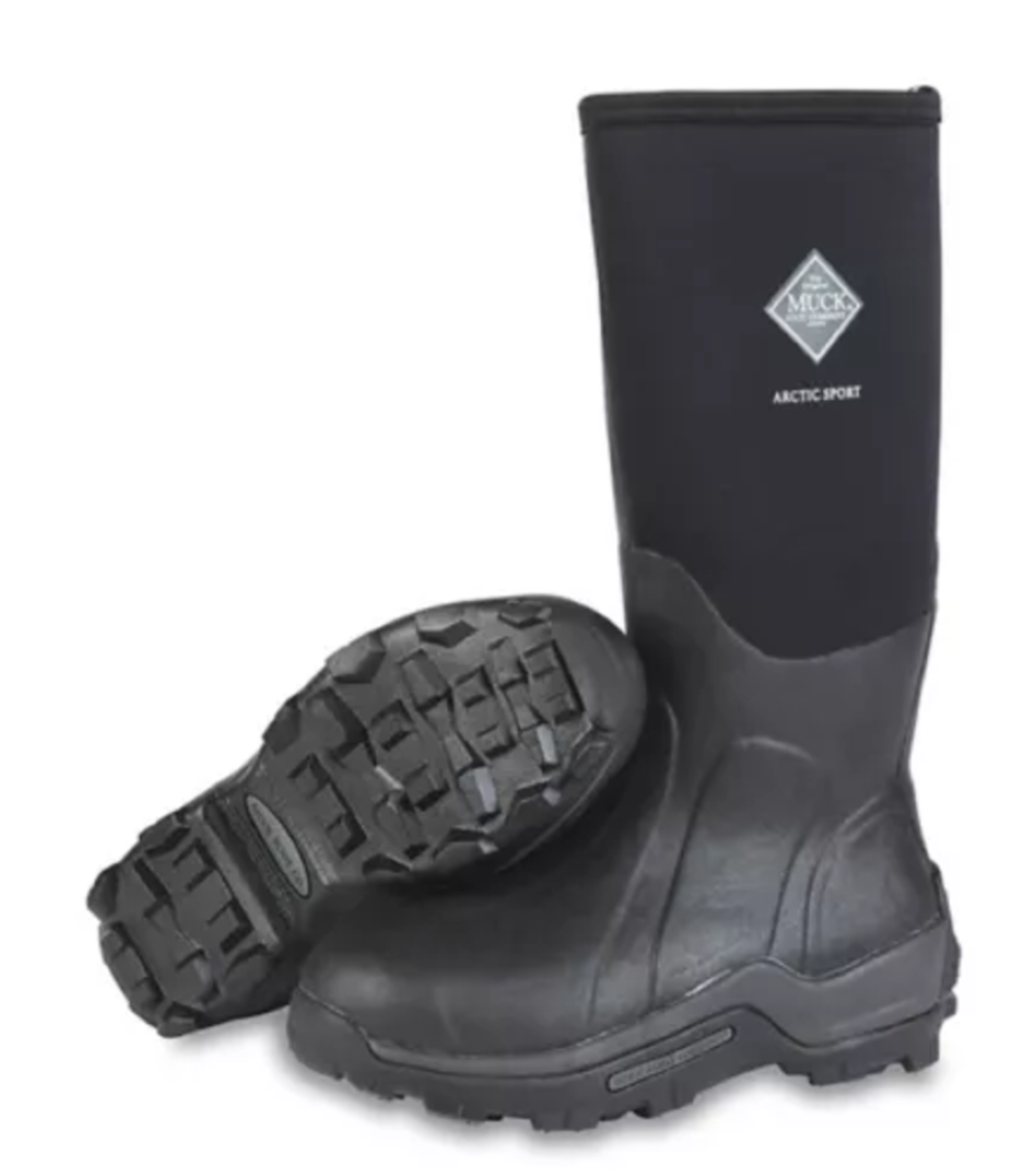 Muck Boots Mens Arctic Sport Steel Toe Tall Boots Black Size 8 - Flockneti