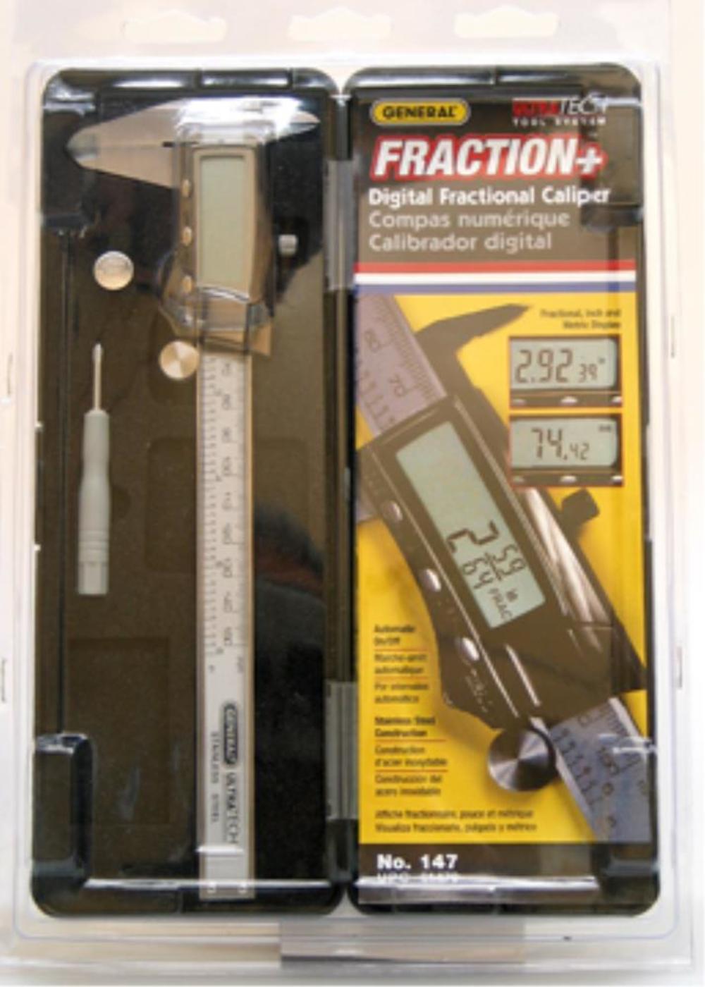 General Tools Fraction+ 3 Mode Digital Caliper - Flockneti