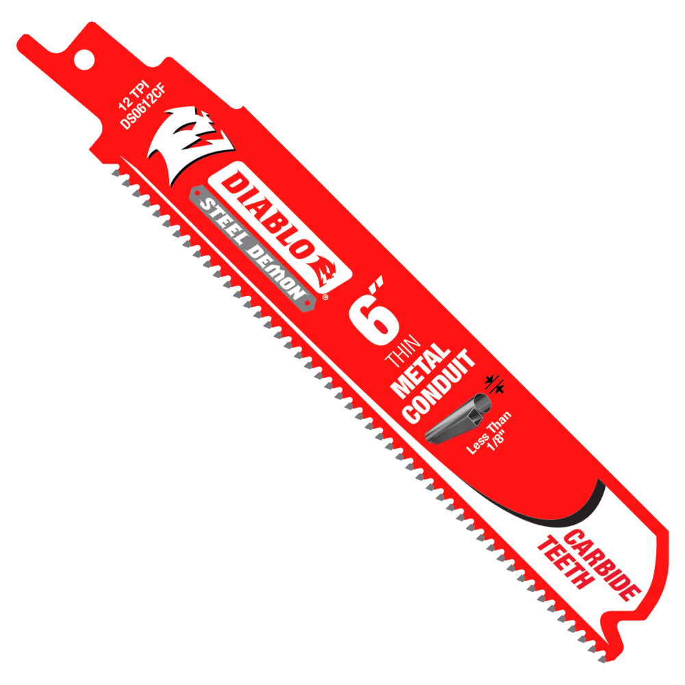 Diablo Tools 6″ Steel Demon Carbide Blades for Thin Metal Conduit Cutting - Flockneti