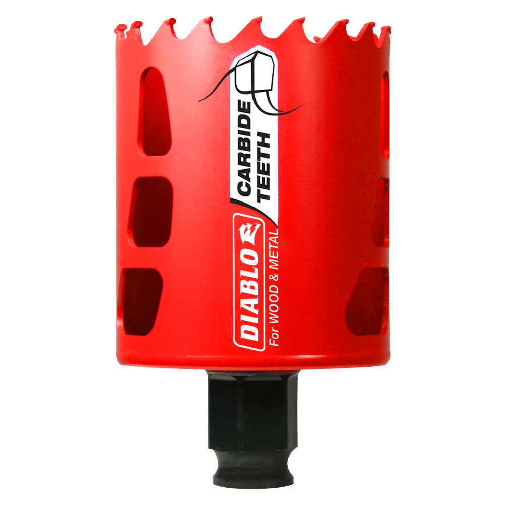 Diablo Tools 2-1/4″ (57mm) Carbide-Tip Wood & Metal Holesaw - Flockneti