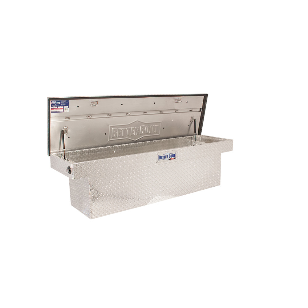 Better Built 61.5″ Push Button Saddle Truck Tool Box DEEP BRITE ALUMINUM - Flockneti