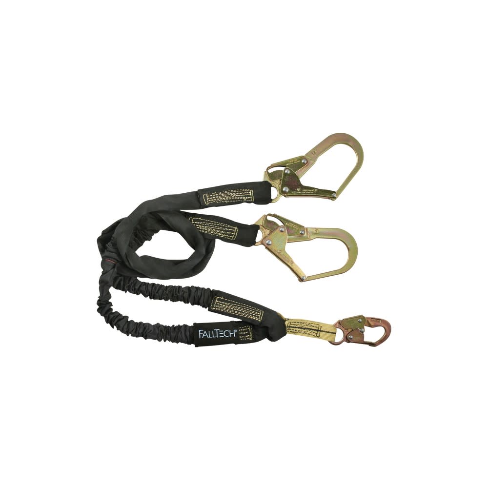 Falltech WeldTech Nomex 6′ Double-Leg Shock Absorbing Lanyard - Flockneti