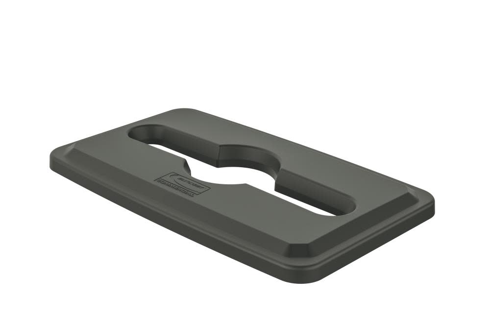 Suncast Recycling Lid for Plastic Slim Trash Can - Flockneti