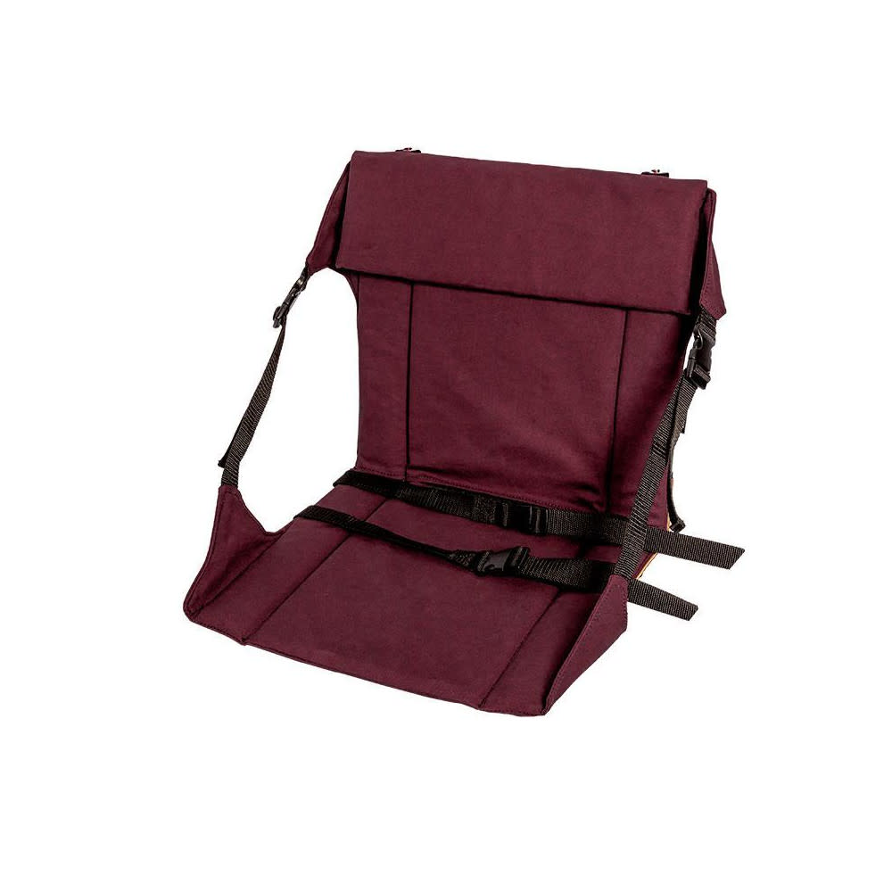 Duluth Pack Burgundy Canvas Canoe & Camp Chair With Pouch - Flockneti