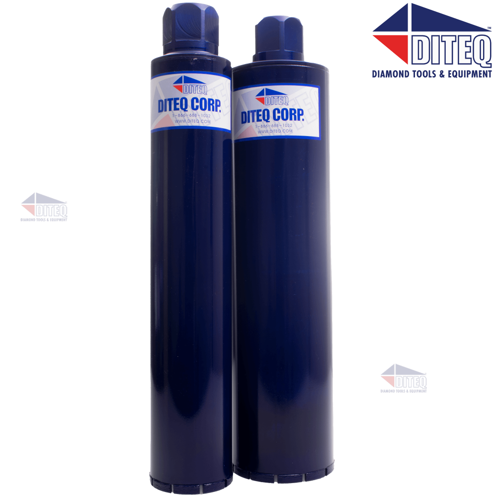 Diteq C-43 2.5 inch Prestressed / Asphalt Core Bits - Flockneti